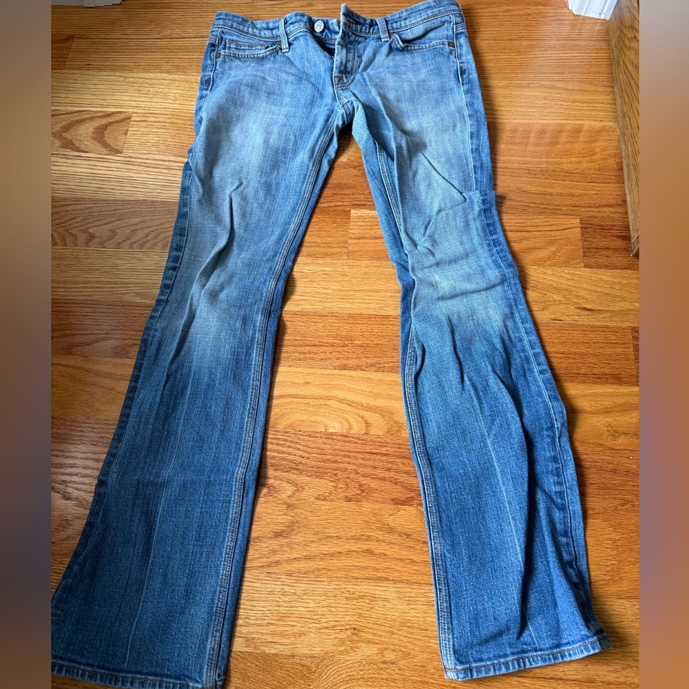 7 For All Mankind Light Blue Flare Jeans